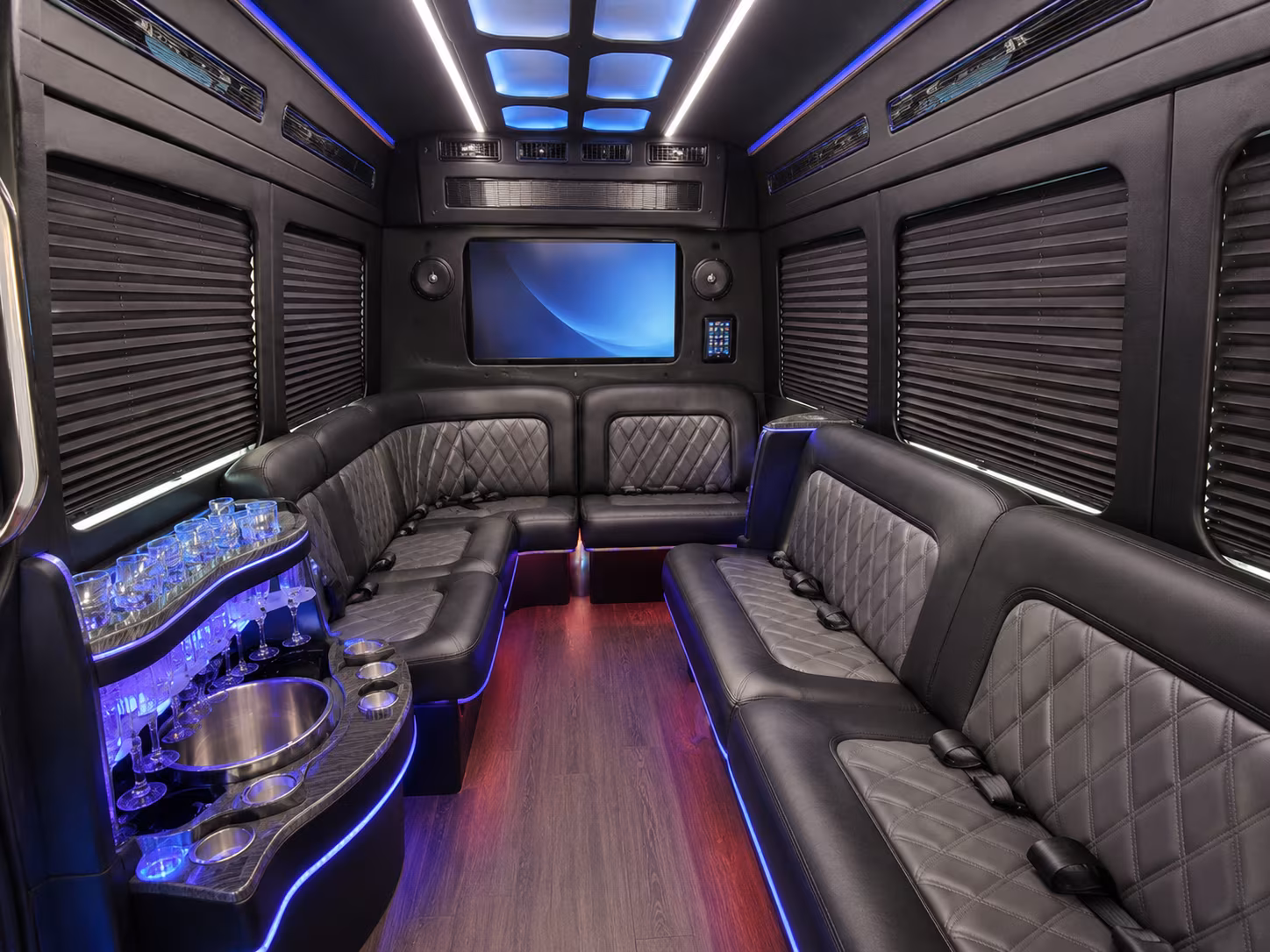 lehi corporate event transportation onboard seating